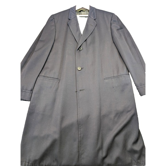 Abercrombie & Fitch Other - Abercrombie And Fitch Trench coat Dark Blue Men's XL Missing Button